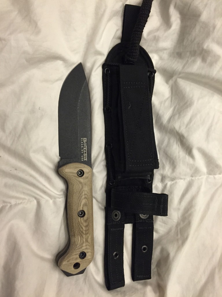 New Micarta scales iinstalled on my Ka-Bar Becker BK2