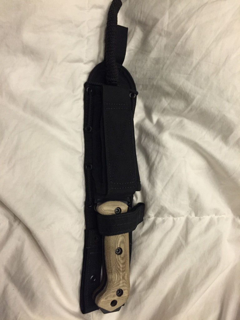 Becker BK2 with new Micarta handles back inside my Spec-Ops brand sheath