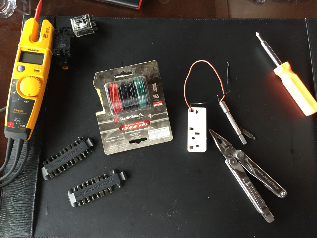 Dry contact wires attached.