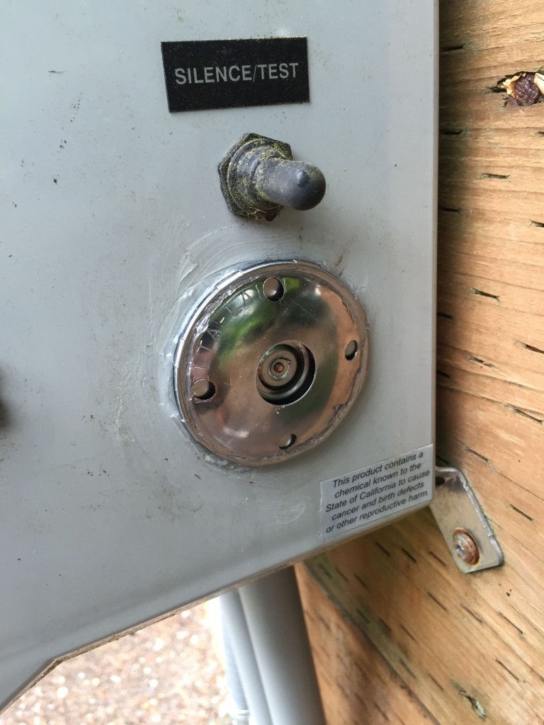 New buzzer mounted with LOTS of silicone.