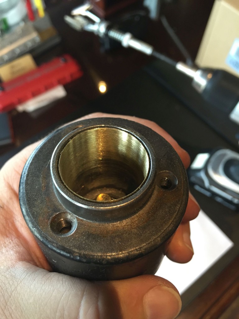 Solenoid sleeve after honing.