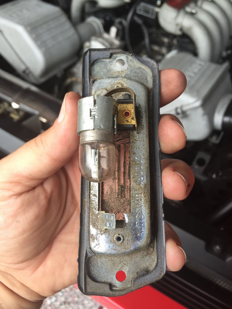 OEM license plate light bulb
