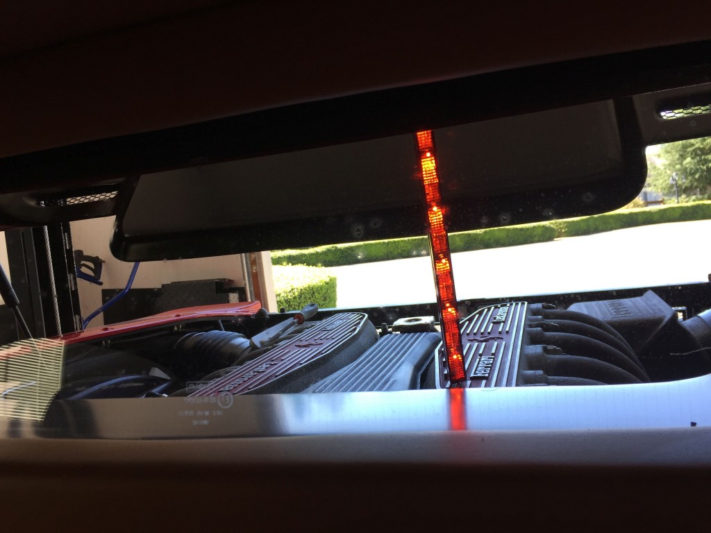 LED-powered third brake light housing re-assembled and working