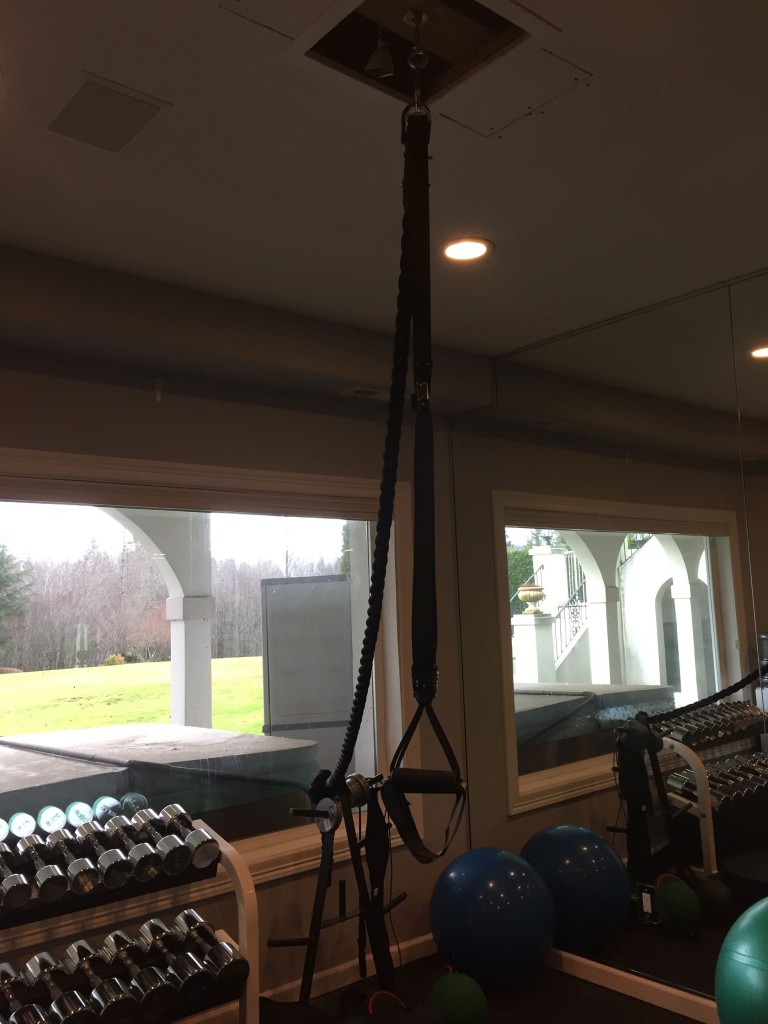My WOSS Titan connected to my overhead eye loop
