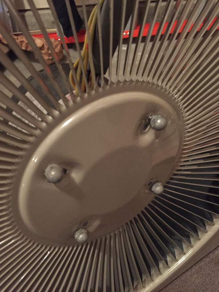 All four original nuts tightened down