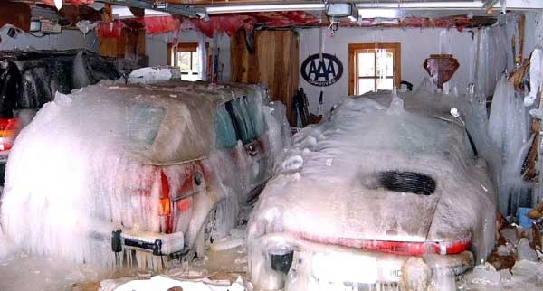 Frozen pipes can cause a serious mess