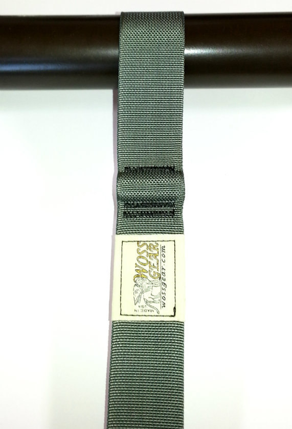 WOSS strap connected to a pull-up bar