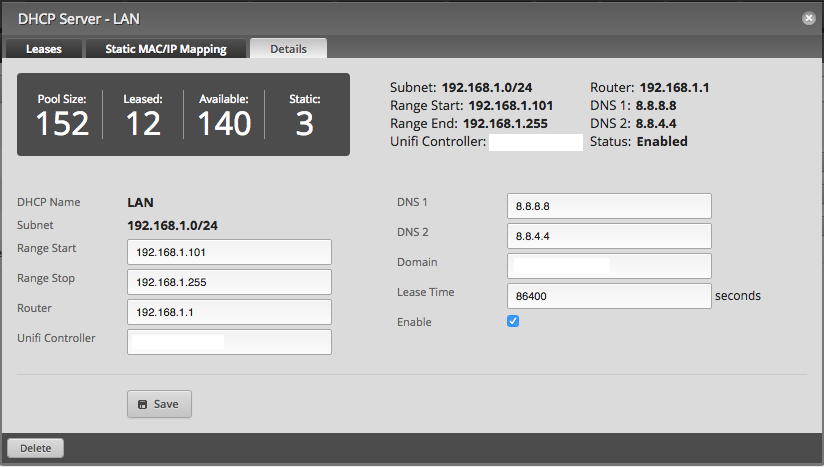 Use the EdgeRouter's DHCP settings to set Option 43 to the UniFi Controller's IP address