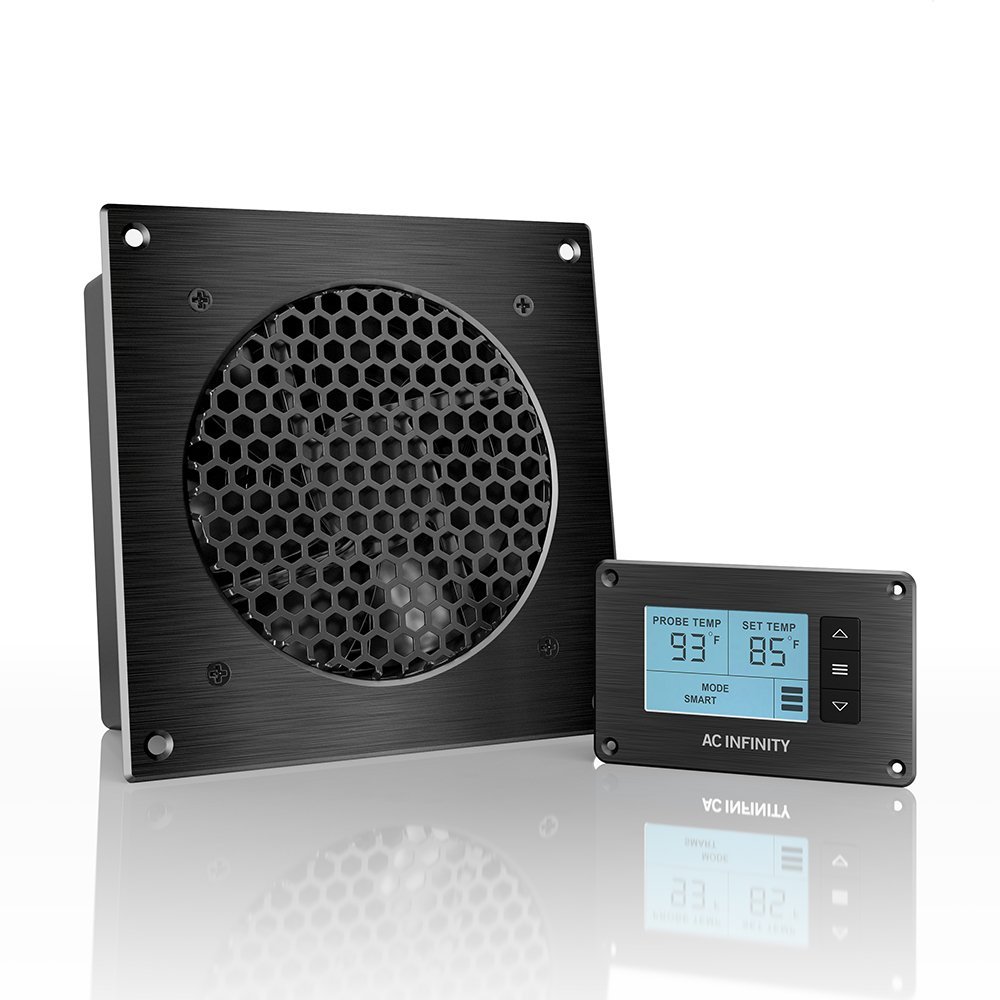 AC Infinity fan with thermostat controller