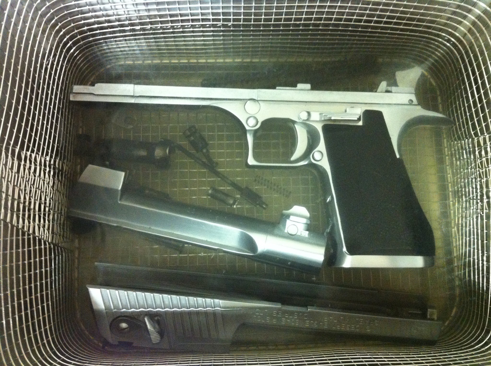 Desert Eagle .50 in the bath