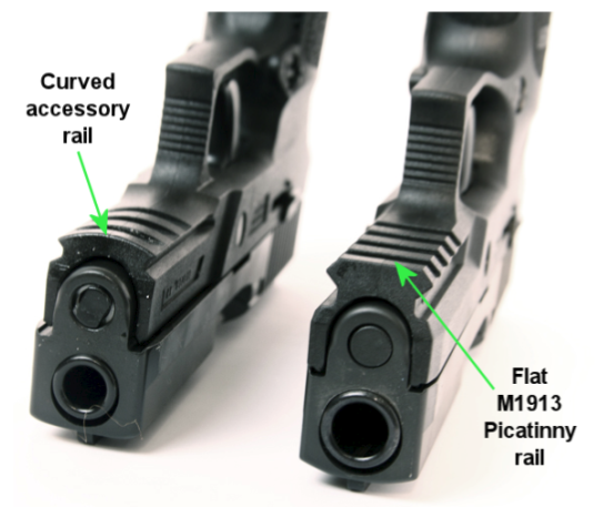 Curved Sig Rail vs. Flat 1913 Picatinny Rail