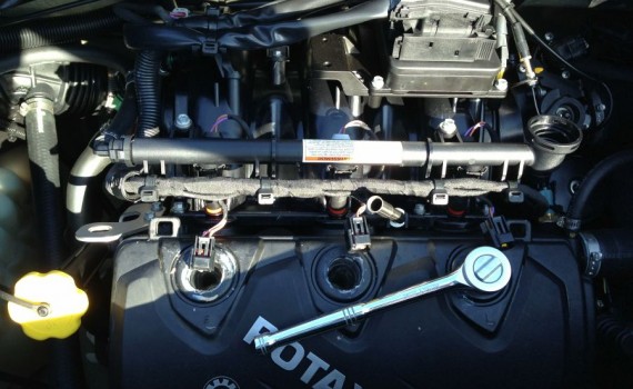 Sea Doo RXP Spark Plugs Removed