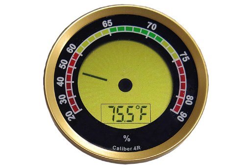Caliber 4R digital hygrometer and thermometer