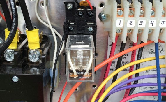 Relay assembly close-up.