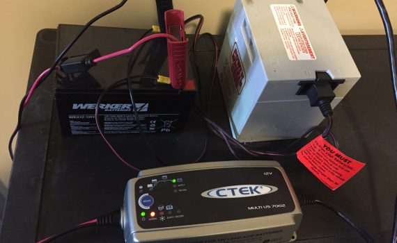 Batteries wired in parallel are now fully charged